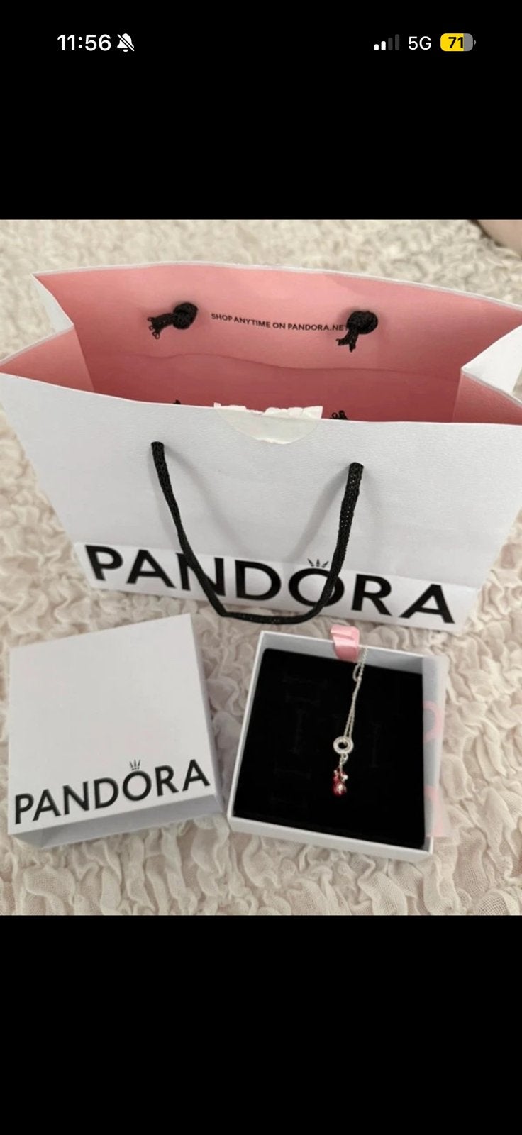Spiderman pandora ketting, Pandora, Ophalen of Verzenden, Zo goed als nieuw, 1 bedel