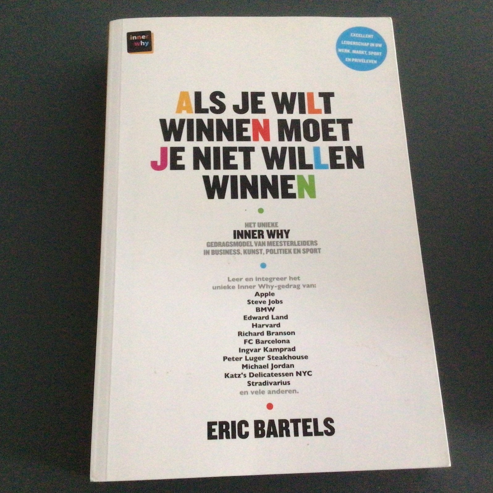 Eric Bartels - Als je wilt winnen moet je niet willen winnen, Ophalen of Verzenden, Zo goed als nieuw, Eric Bartels