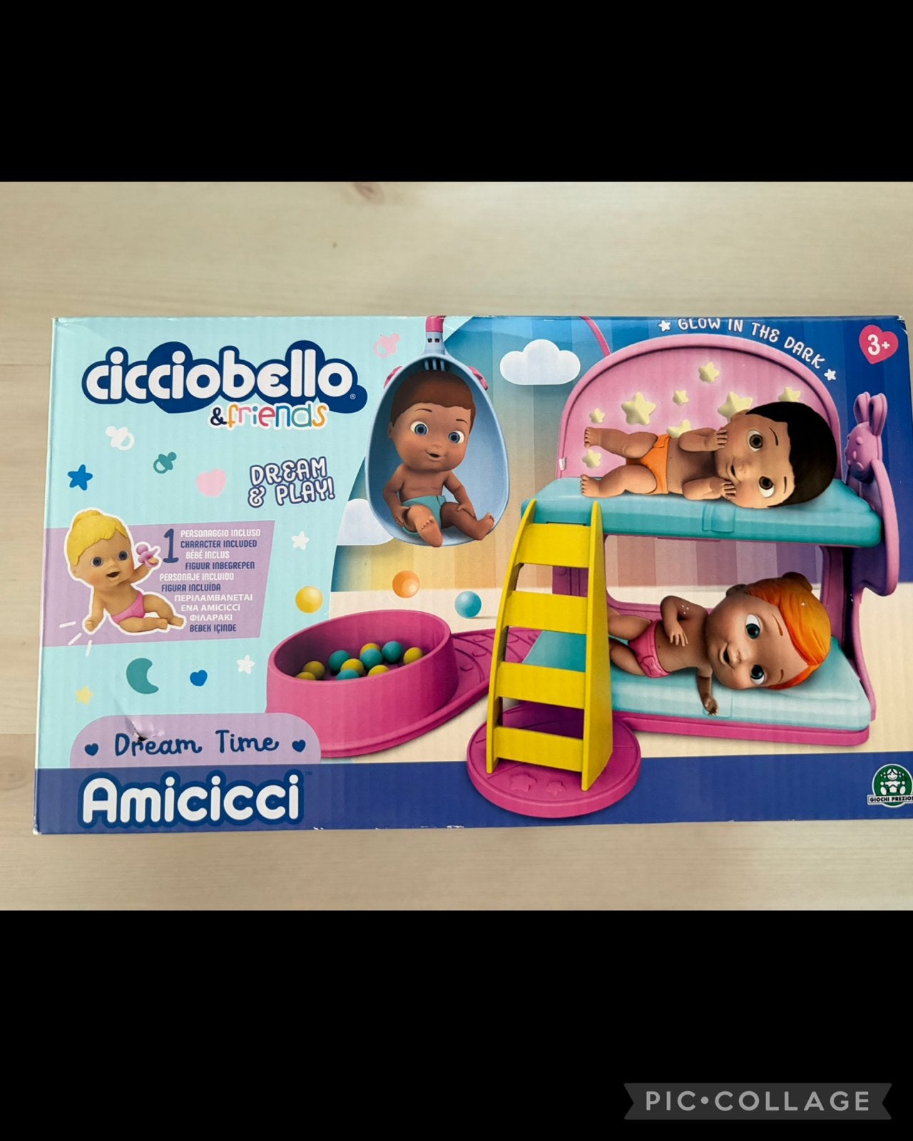Cicciobello & Friends Dream Time Amicicci Speelset, Kinderen en Baby's, Ophalen of Verzenden, Nieuw, Babypop