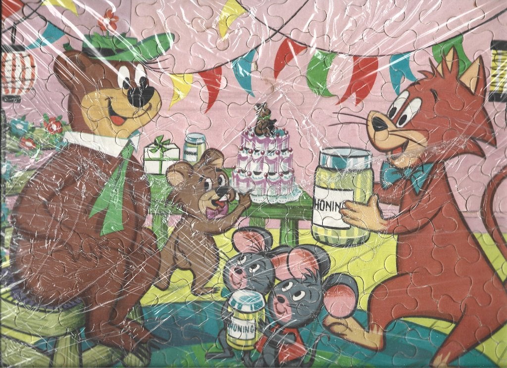 Complete Yogi Beer , Jinks en Pixie en Dixie Puzzel jaren 60, Verzenden, 10 tot 50 stukjes, Gebruikt, 6 jaar of ouder