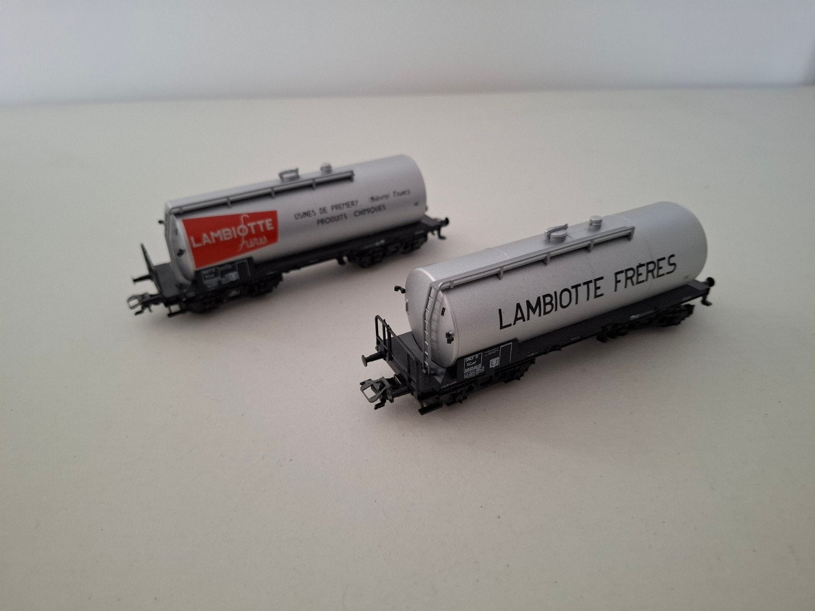 Marklin H0 46532 ketelwagenset Lamboitte Fréres van de SNCF, Wisselstroom, Wagon, Ophalen of Verzenden, Zo goed als nieuw