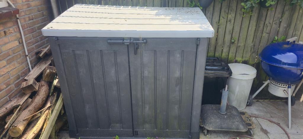 Opbergbox tuin, Tuin en Terras, Ophalen, Gebruikt, Kunststof, Overige typen