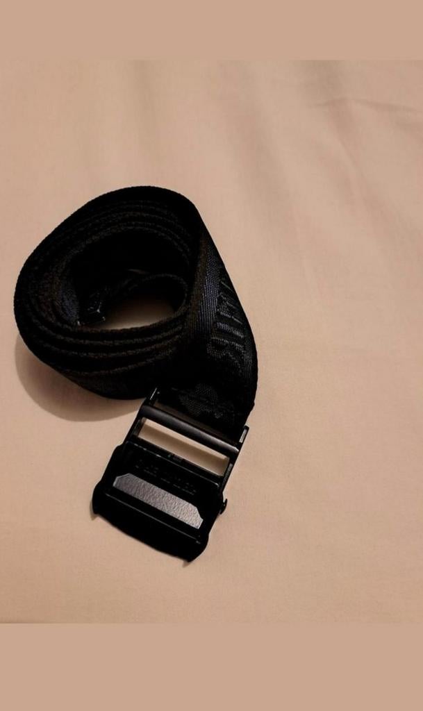Donkerblauwe Reinders riem met ijzeren gesp - 205cm, Kleding | Dames, Riemen en Ceinturen, Ophalen of Verzenden