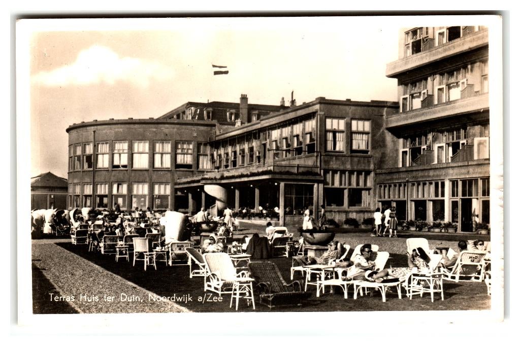 Noordwijk aan Zee, Terras Huis ter Duin, Verzenden, 1960 tot 1980, Ongelopen, Zuid-Holland