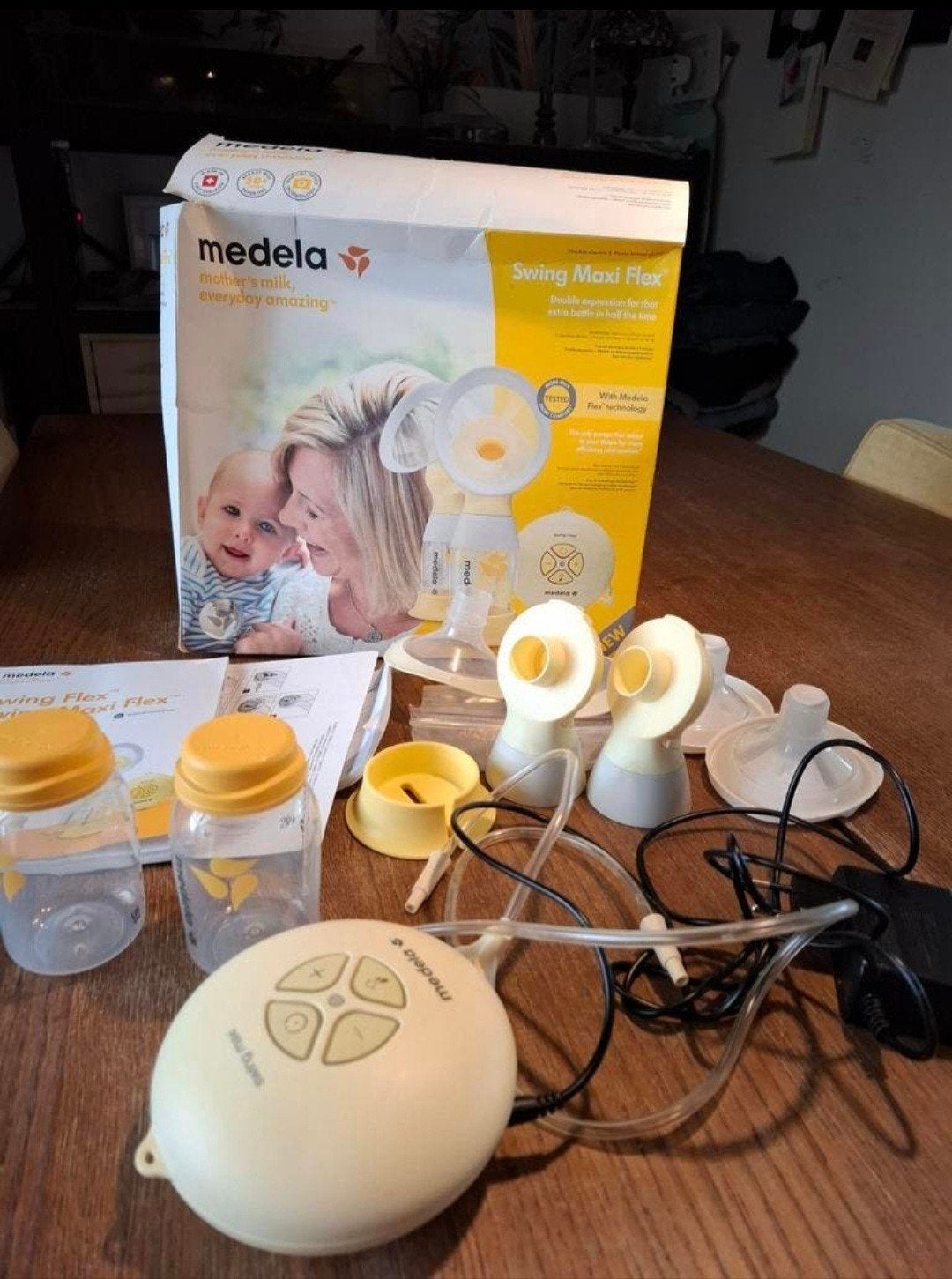 Medela kolfset maxi swing en diversen, Ophalen, Gebruikt, Borstkolf