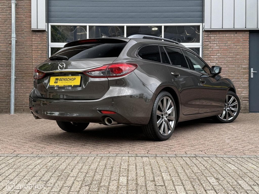 Mazda 6 Sportbreak 2.5 SkyActiv-G 194 Signature Schuifdak Na, 194 pk, 4 cilinders, Bruin, 1451 kg