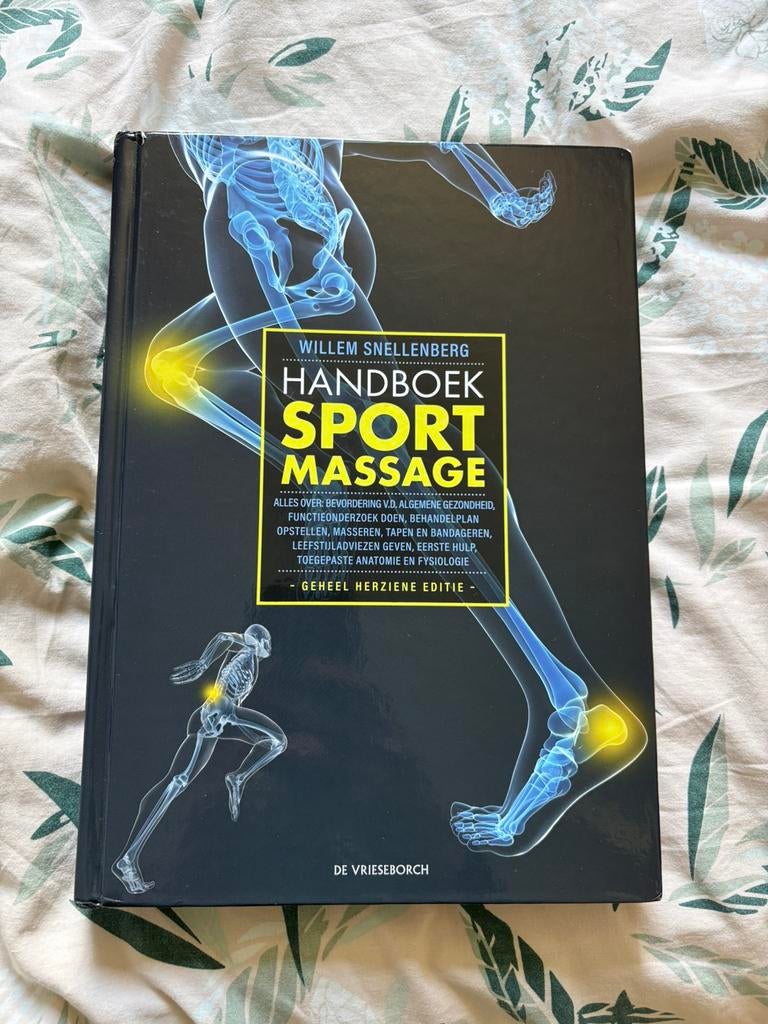 W. Snellenberg - Handboek Sportmassage, Ophalen of Verzenden, Zo goed als nieuw, W. Snellenberg