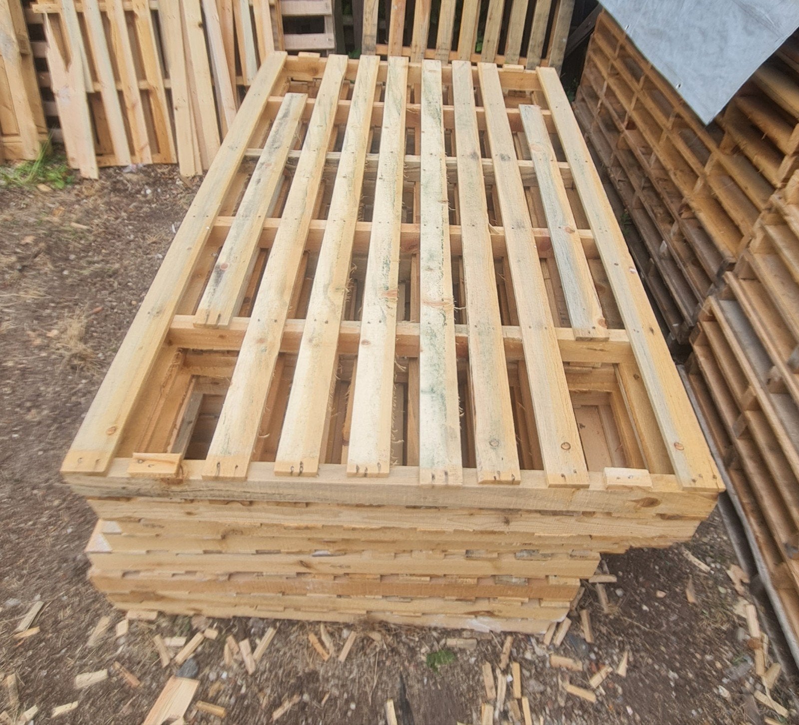 OPRUIMING PALLETS. Grote Pallets 200x120 cm, Ophalen, Gebruikt, Minder dan 25 mm, Pallet