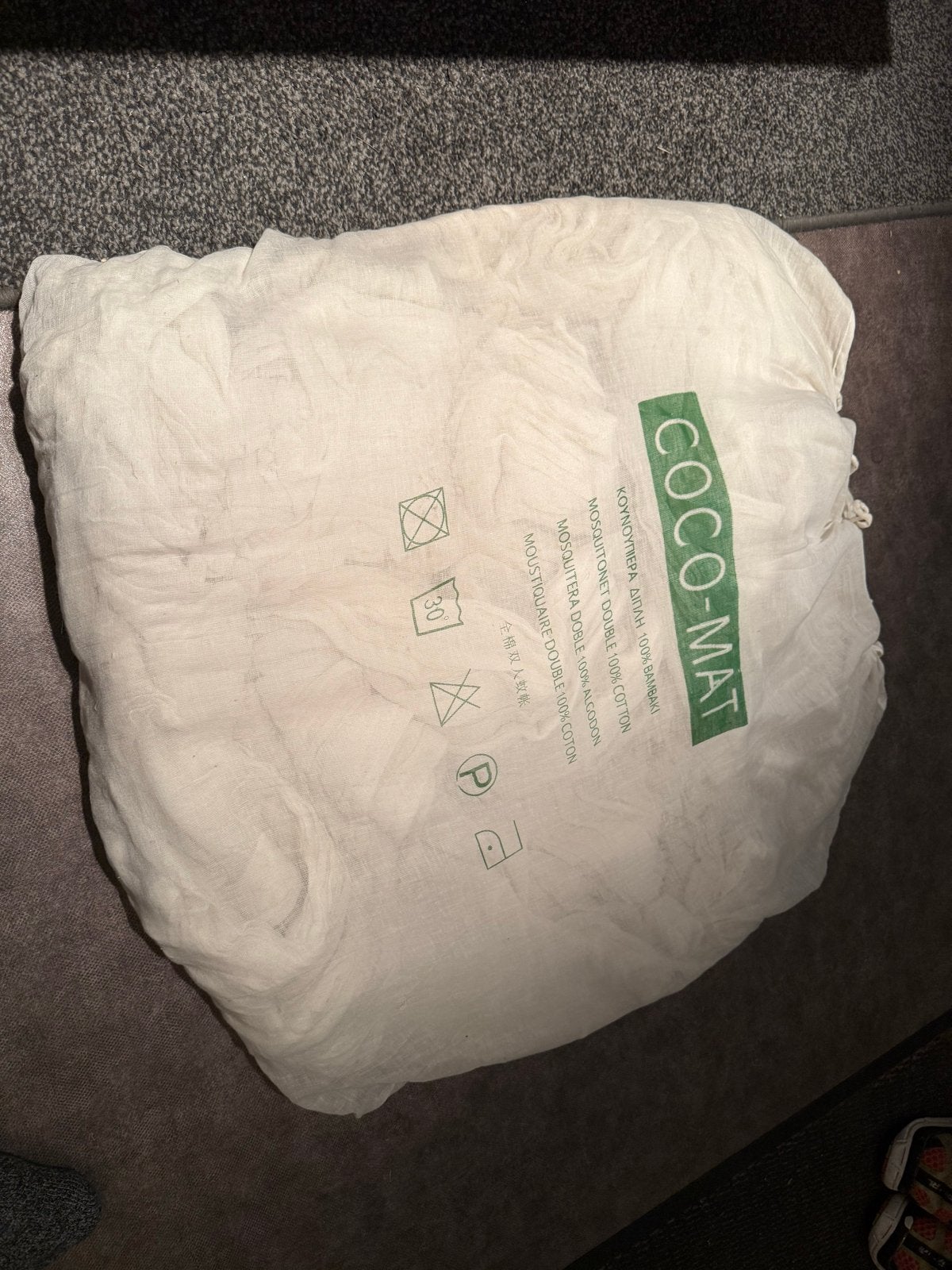 COCO-MAT klamboe dubbel 100% katoen 2 exemplaren, Ophalen of Verzenden, Zo goed als nieuw, Tot en met 2