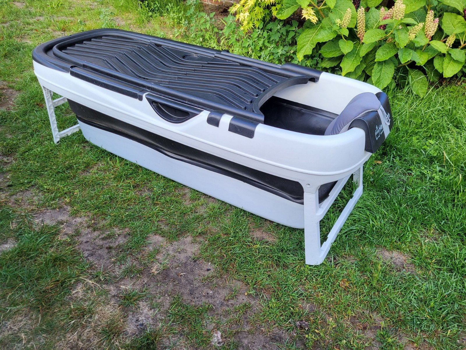 Opvouwbaar Bad 157x60x48cm met Kussen & Accessoires, Ophalen, Gebruikt, Met bad