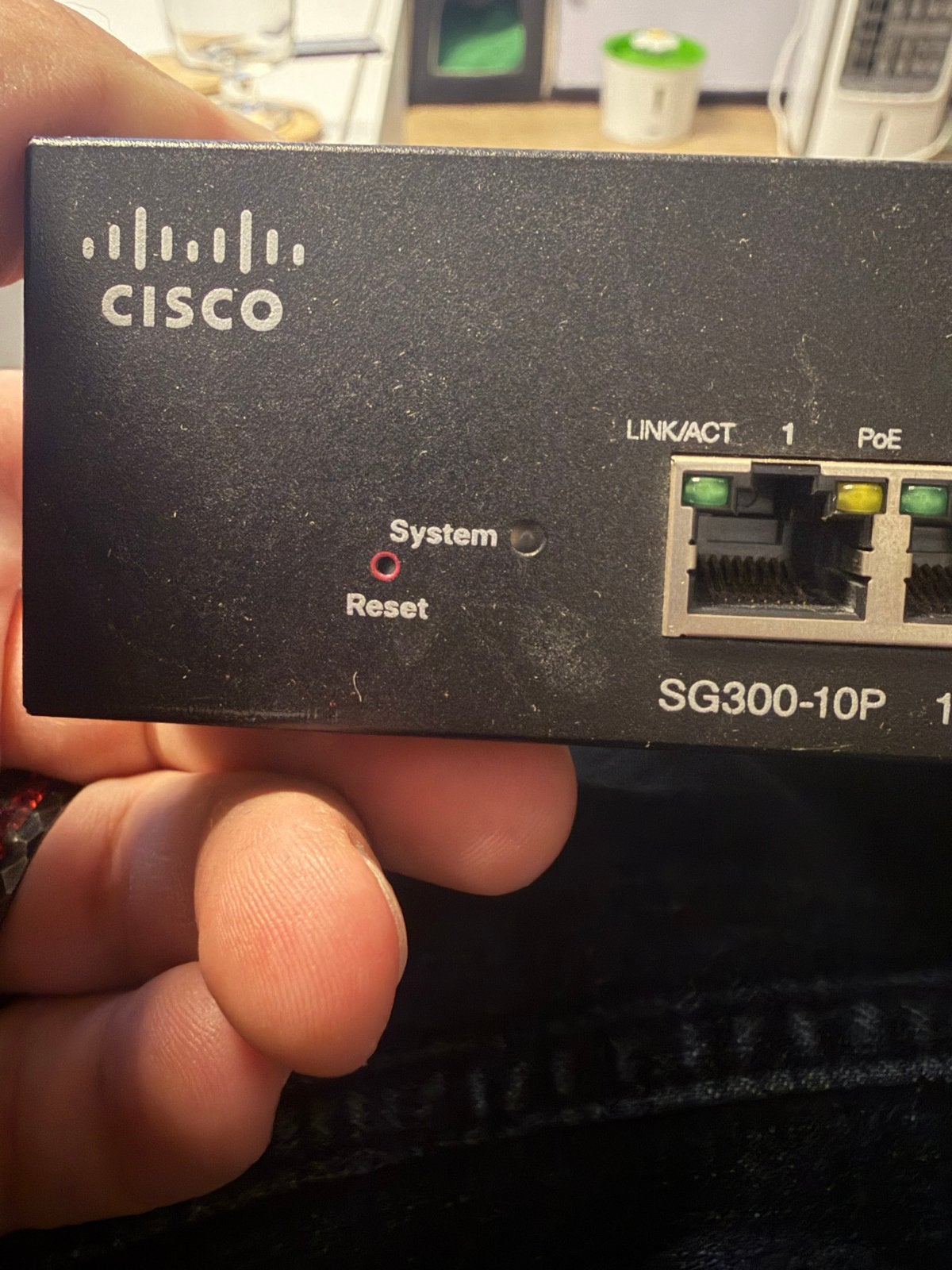 Cisco SG300-10P 10-Poort Gigabit PoE Managed Switch, Ophalen of Verzenden, Gebruikt