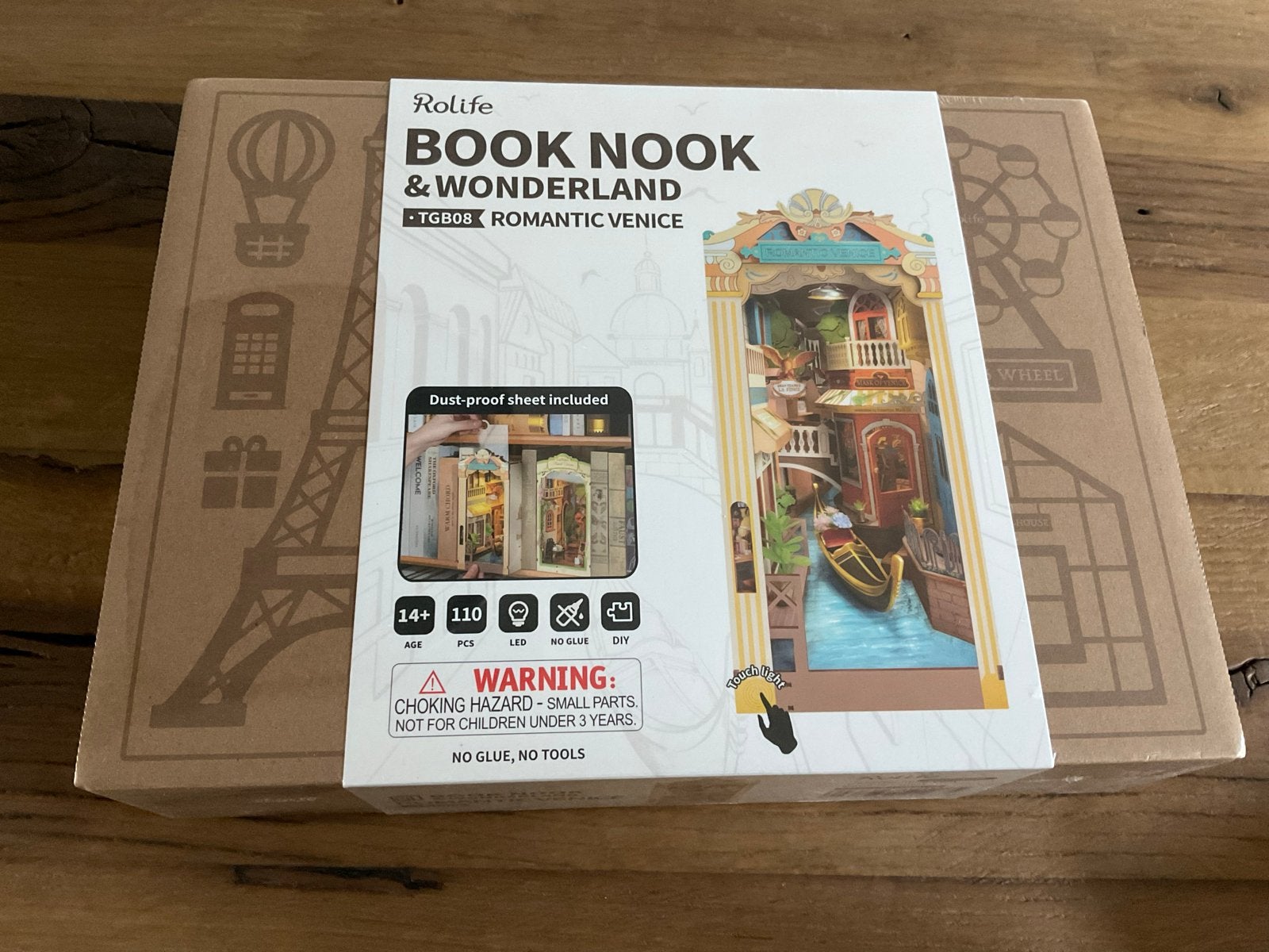 Rolife Book Nook & Wonderland - Romantisch Venetië, Hobby en Vrije tijd, Ophalen of Verzenden, Nieuw, 1:144 of kleiner