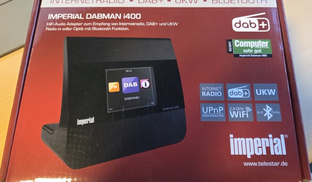 een Imperial Dabman i400 Dab+ Radio, Verzenden, Nieuw, Overige typen