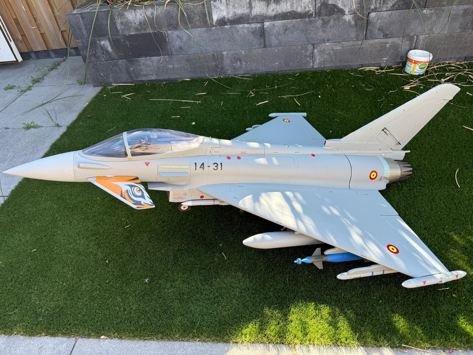 Freewing Eurofighter 90mm EDF (6s) RC straaljager, Hobby en Vrije tijd, Modelbouw | Radiografisch | Vliegtuigen, Ophalen, Zo goed als nieuw