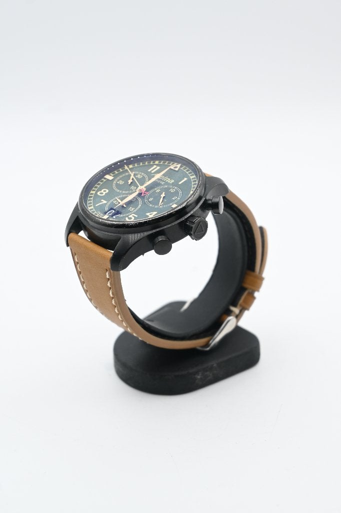 Alpina Startimer Pilot Big Date Chronograaf Horloge, Alpina, Chemin de la Galaise 11, 1228 Plan-les-Ouates, Zwitserland, Ophalen of Verzenden