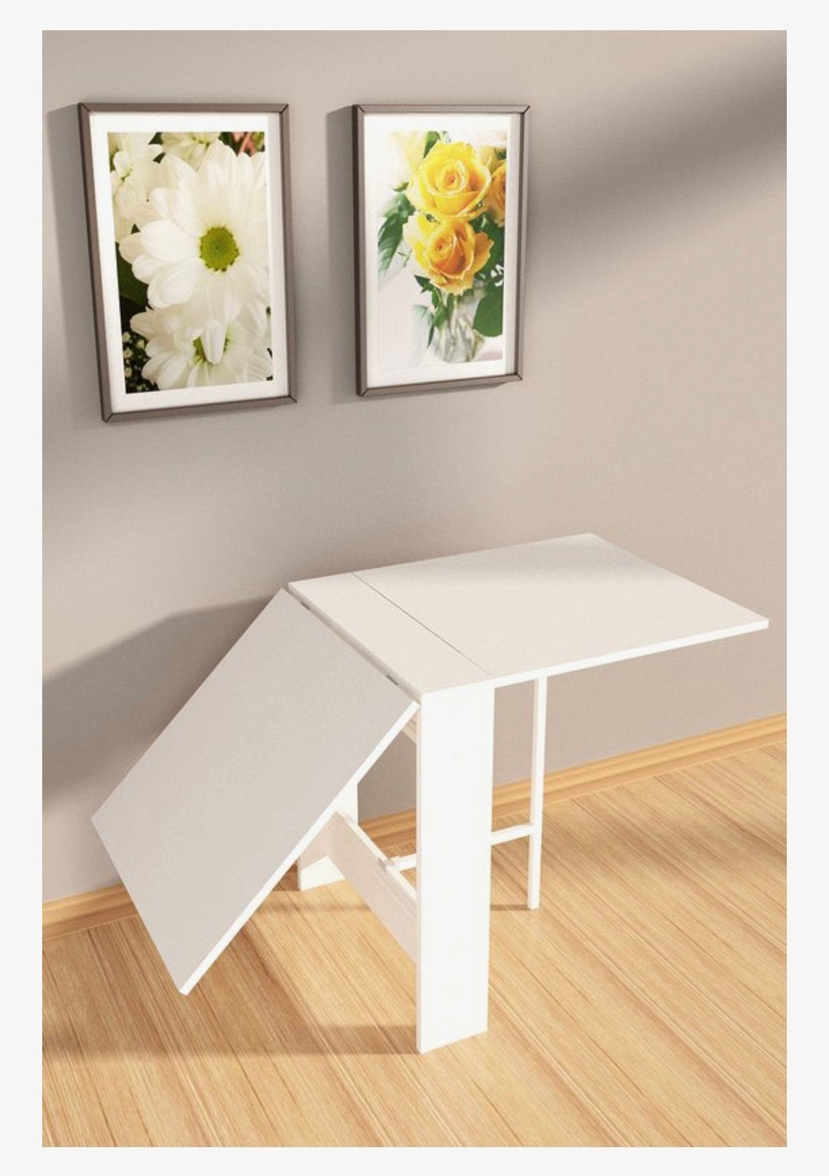 Opklap tafel nieuw in doos wit, Ophalen, Nieuw