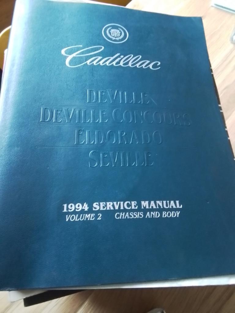 Cadillac Deville ,Eldorado and Seville 1994 Service Manual, Auto diversen, Ophalen of Verzenden
