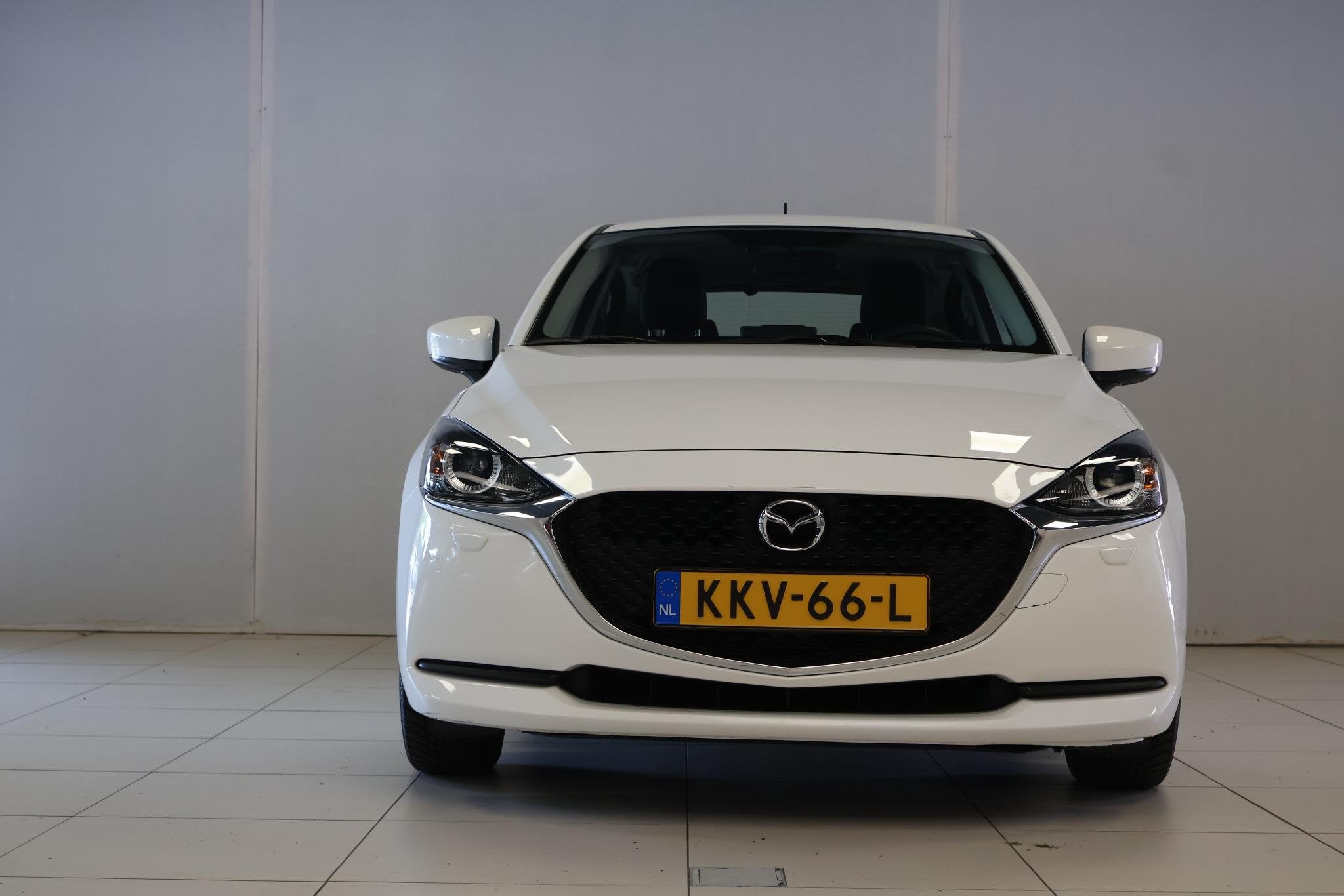 Mazda 2 1.5 Skyactiv-G, Auto's, Mazda, Stof, Gebruikt, 4 cilinders, Wit