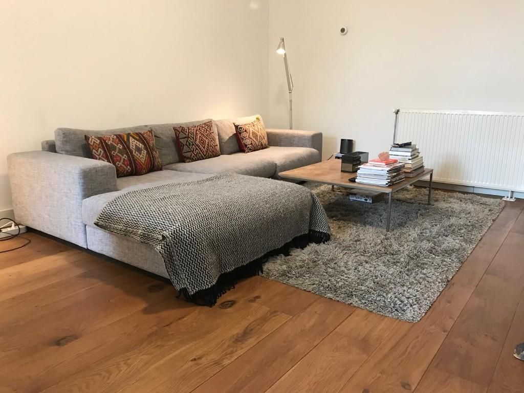 Bolia Sepia Nantes designbank met chaise longue – 3-zits, Huis en Inrichting, Ophalen, Gebruikt, 100 tot 125 cm, Driepersoons