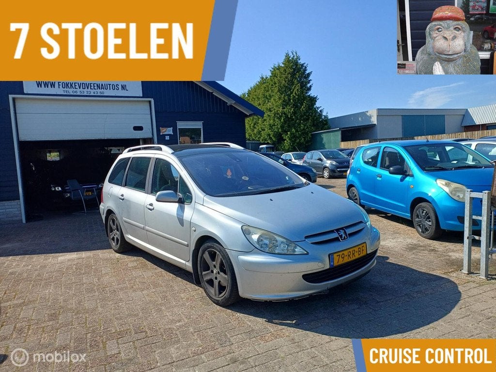 Peugeot 307 SW 2.0 16V Premium 7 personen Alle inruil mogeli, Auto's, Peugeot, Voorwielaandrijving, Gebruikt, 1370 kg, 4 cilinders