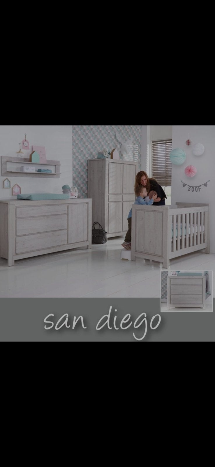 Complete kinderkamer San Diego Interbaby, Ophalen, Gebruikt, Jongetje of Meisje