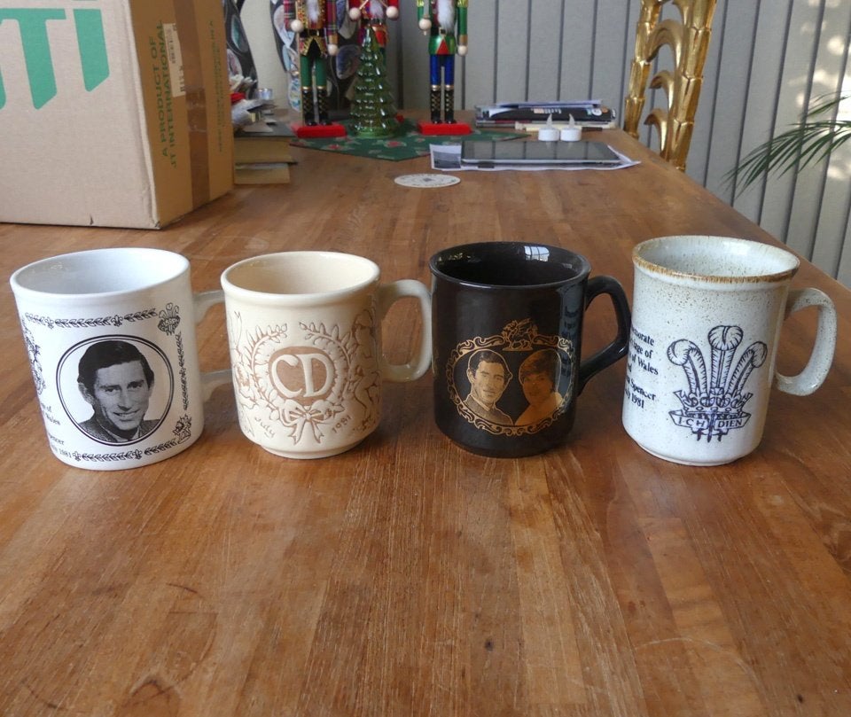 Charles & Diana bekers huwelijk prince & princess of Wales, Ophalen of Verzenden, Gebruikt, Buitenland, Servies
