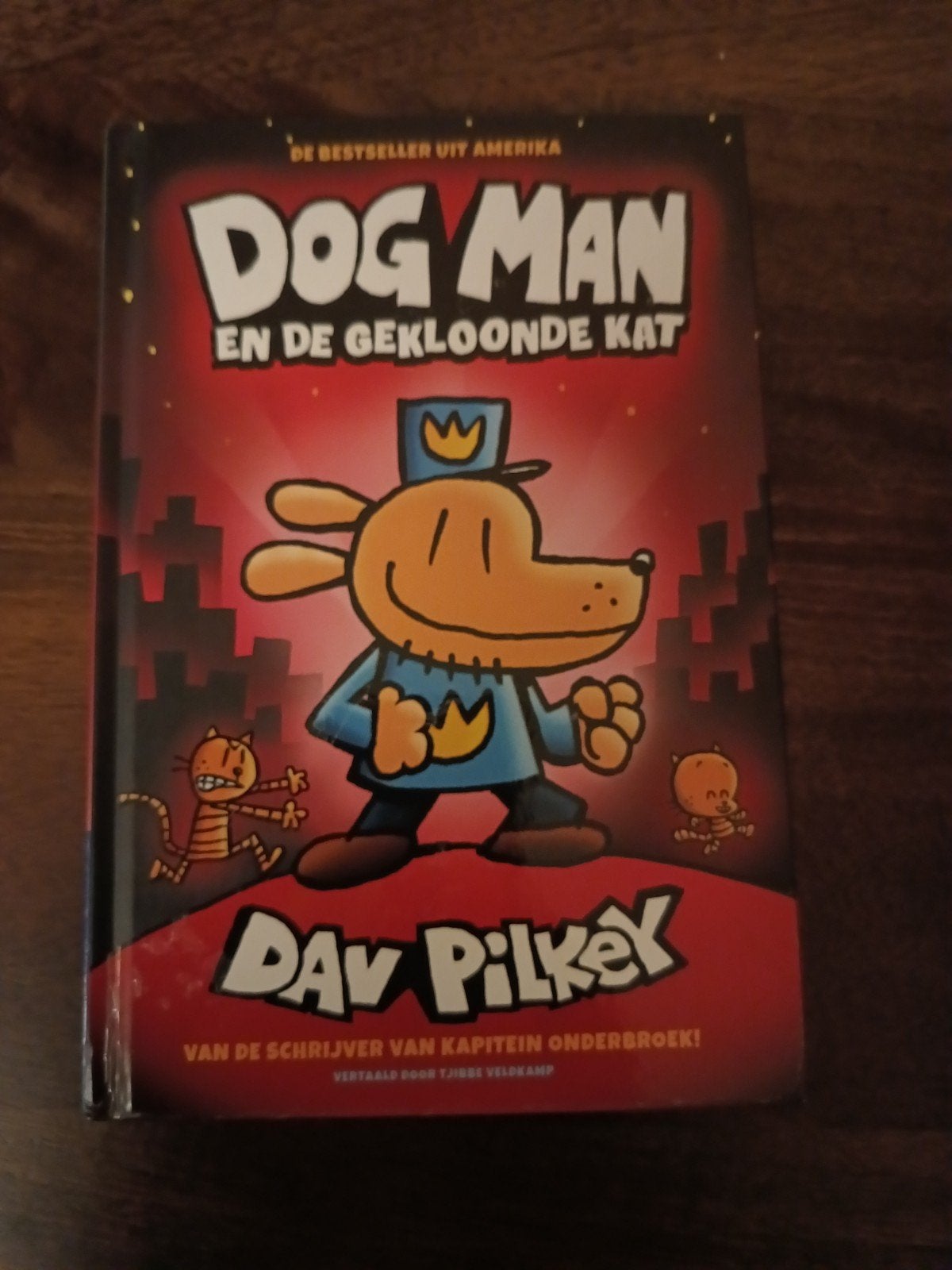 Dav Pilkey - Dog Man en de gekloonde kat, Fictie algemeen, Ophalen of Verzenden, Zo goed als nieuw, Dav Pilkey