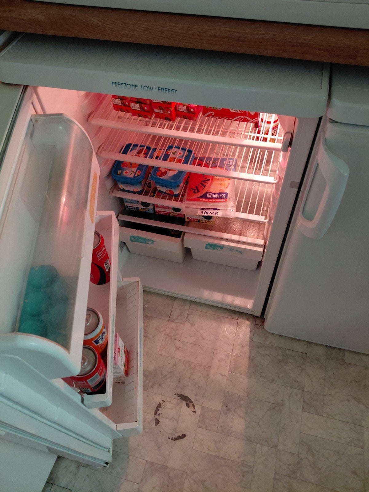 Zanussi Koelkast  - Wit, Goede Staat, 85 tot 120 cm, 150 tot 200 liter, Ophalen of Verzenden, 45 tot 60 cm