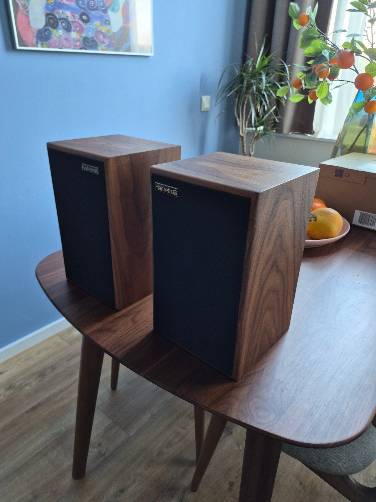 Harbeth P3ESR 40th anniversary, Audio, Tv en Foto, Luidsprekers, Zo goed als nieuw, 120 watt of meer, Front, Rear of Stereo speakers