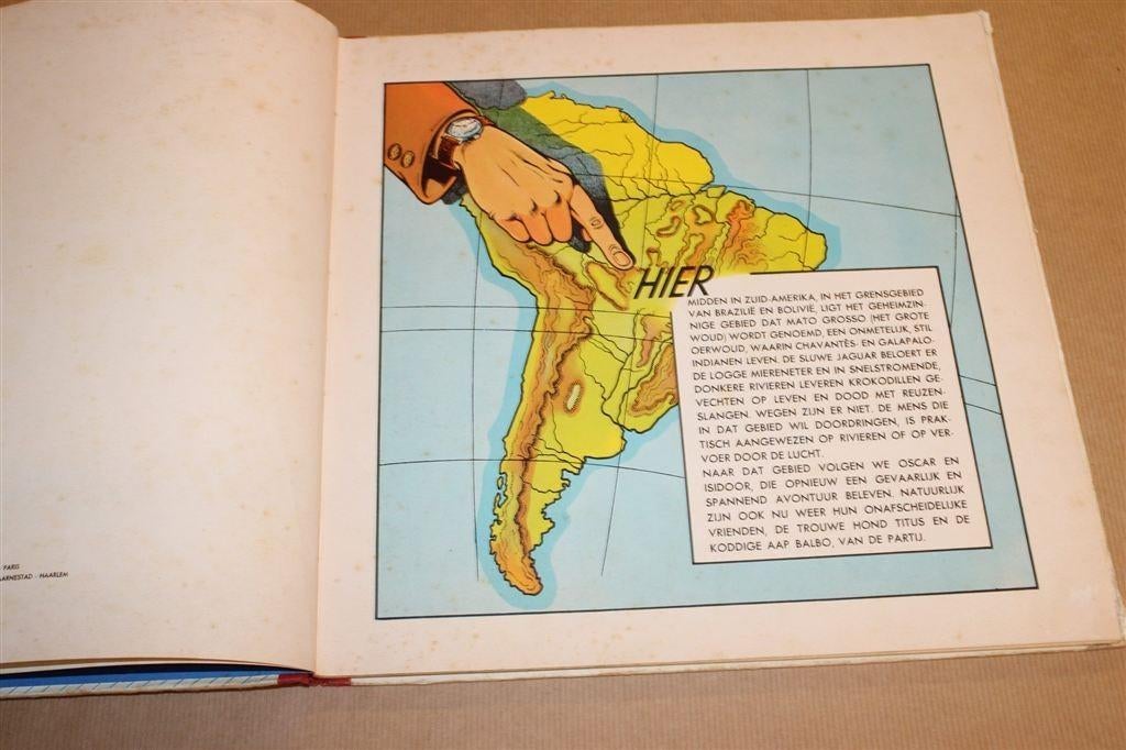 Oscar en Isidoor Nr. 5 — De Berg der Verschrikking [1962], Boeken, Stripboeken, Eén stripboek, Ophalen of Verzenden, Gelezen