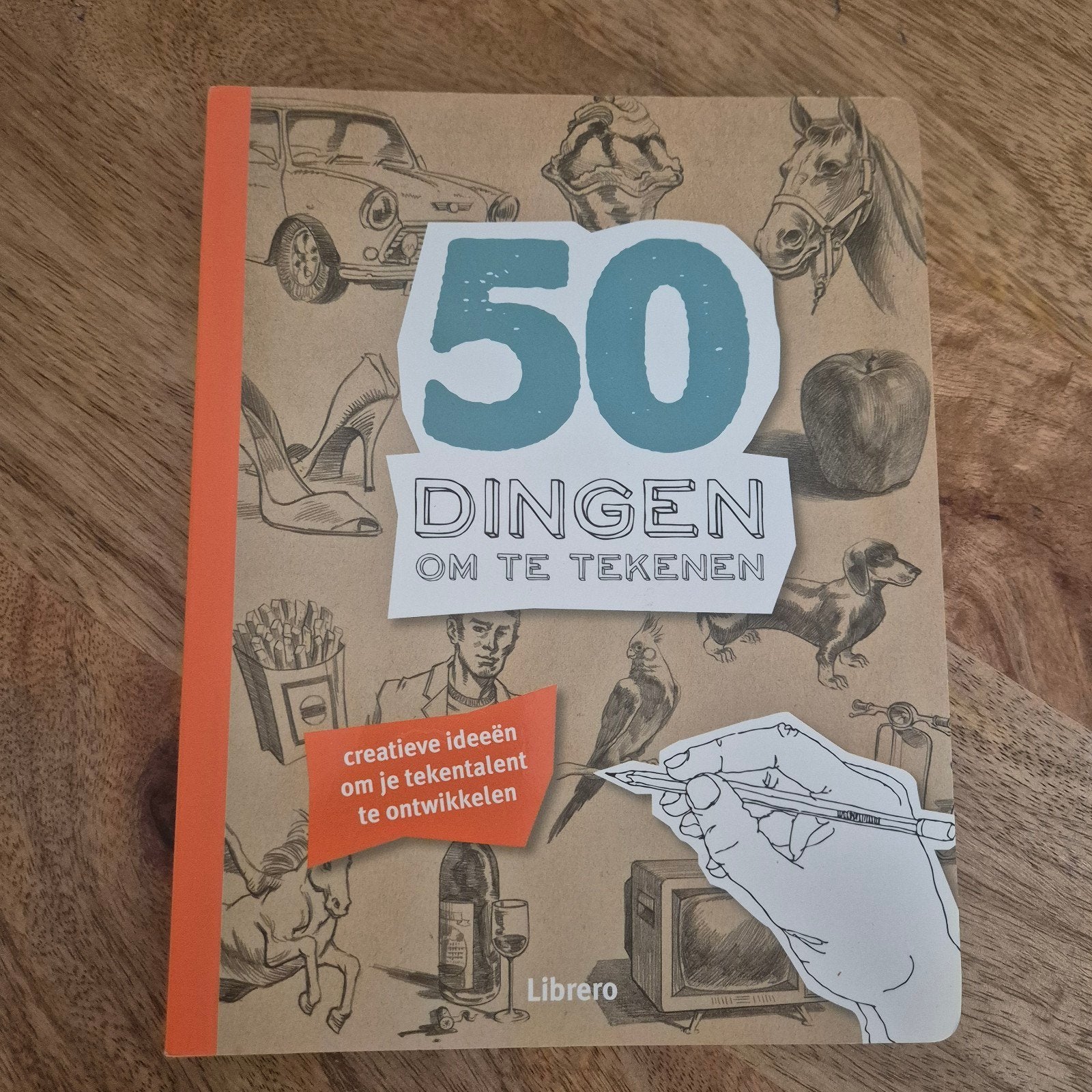 50 Dingen om te Tekenen - Creatieve ideeën, Hobby en Vrije tijd, Tekenen, Ophalen of Verzenden, Zo goed als nieuw, Boek of Gids