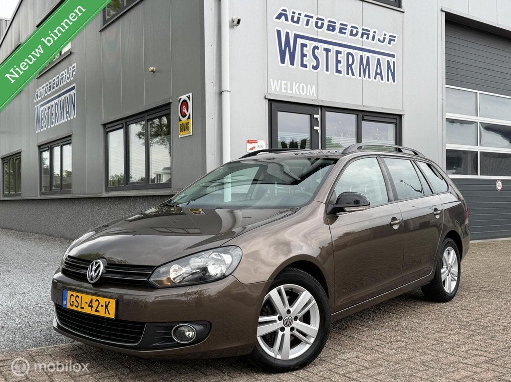 Volkswagen Golf Variant 1.4 TSI Comfortline Clima Stof/leer, Auto's, Volkswagen, Voorwielaandrijving, Euro 5, Gebruikt, Zwart