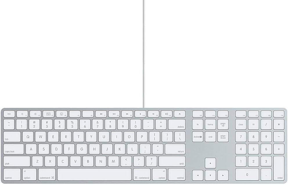 Apple Keyboard A1243 – bedraad met numeriek toetsenblok, Computers en Software, Gebruikt, Ophalen of Verzenden, Qwerty, Apple