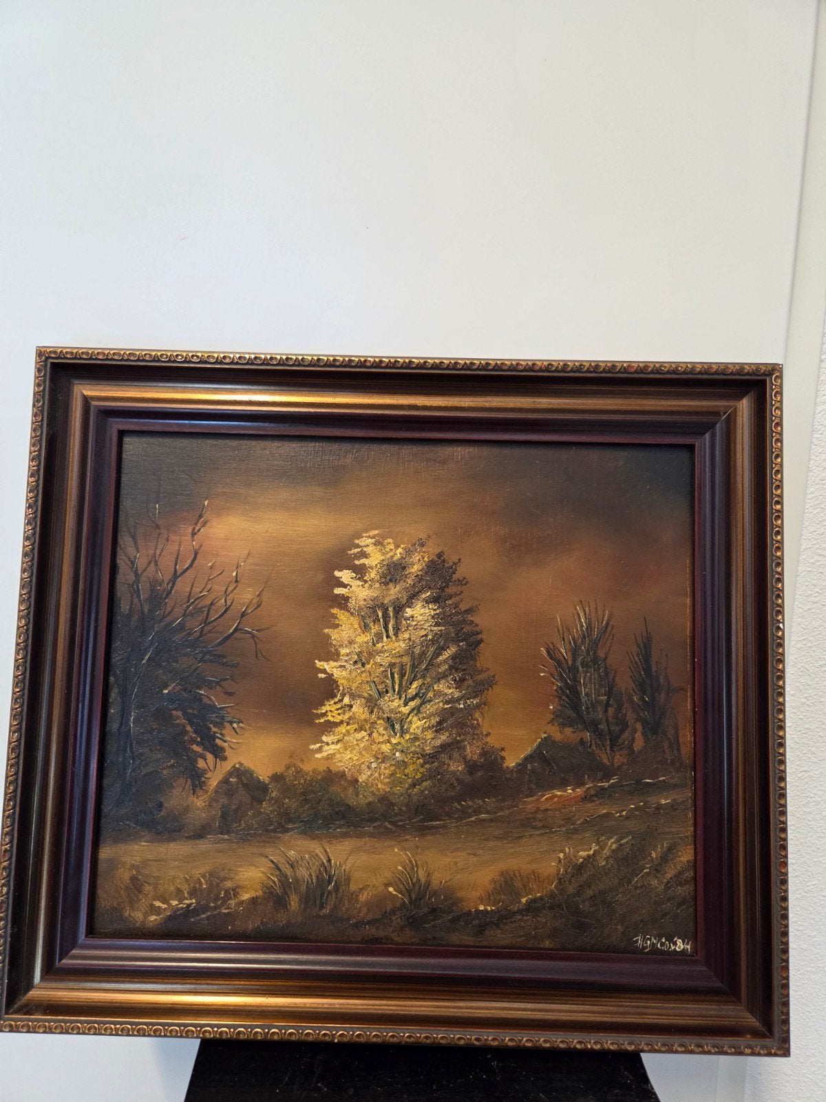 schilderij op paneel  A Bolten Cox, Antiek en Kunst, Ophalen of Verzenden