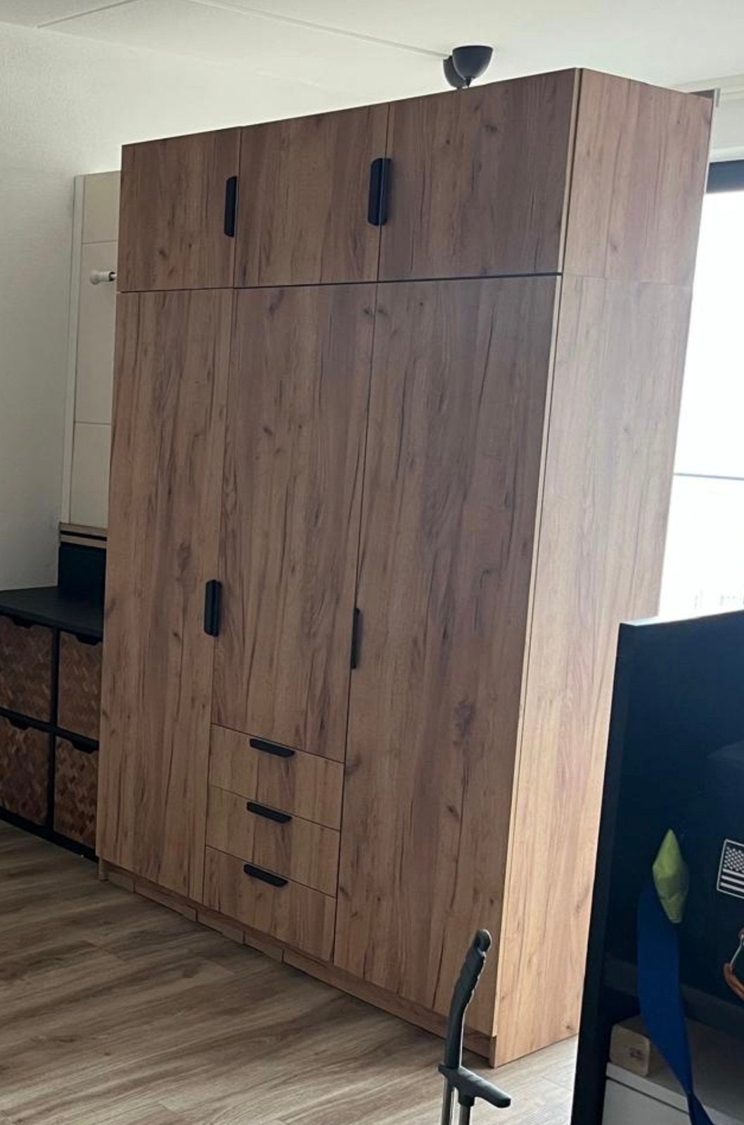 Kledingkast, Huis en Inrichting, Kasten | Kledingkasten, Ophalen, 100 tot 150 cm, Zo goed als nieuw, 150 tot 200 cm