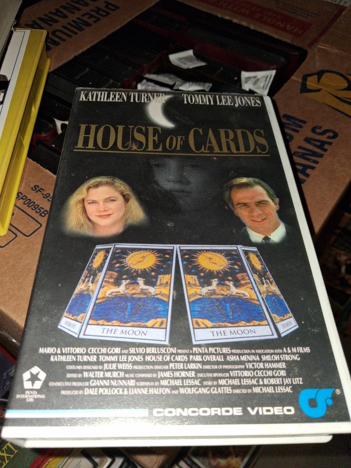Vhs ex-rental  - House Of Cards, Vanaf 16 jaar, Ophalen of Verzenden, Gebruikt, Horror