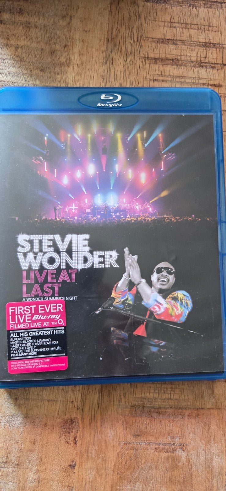 Stevie Wonder Live at Last: A Wonder Summer's Night Blu-ray, Muziek en Concerten, Engels, Alle leeftijden, Concert