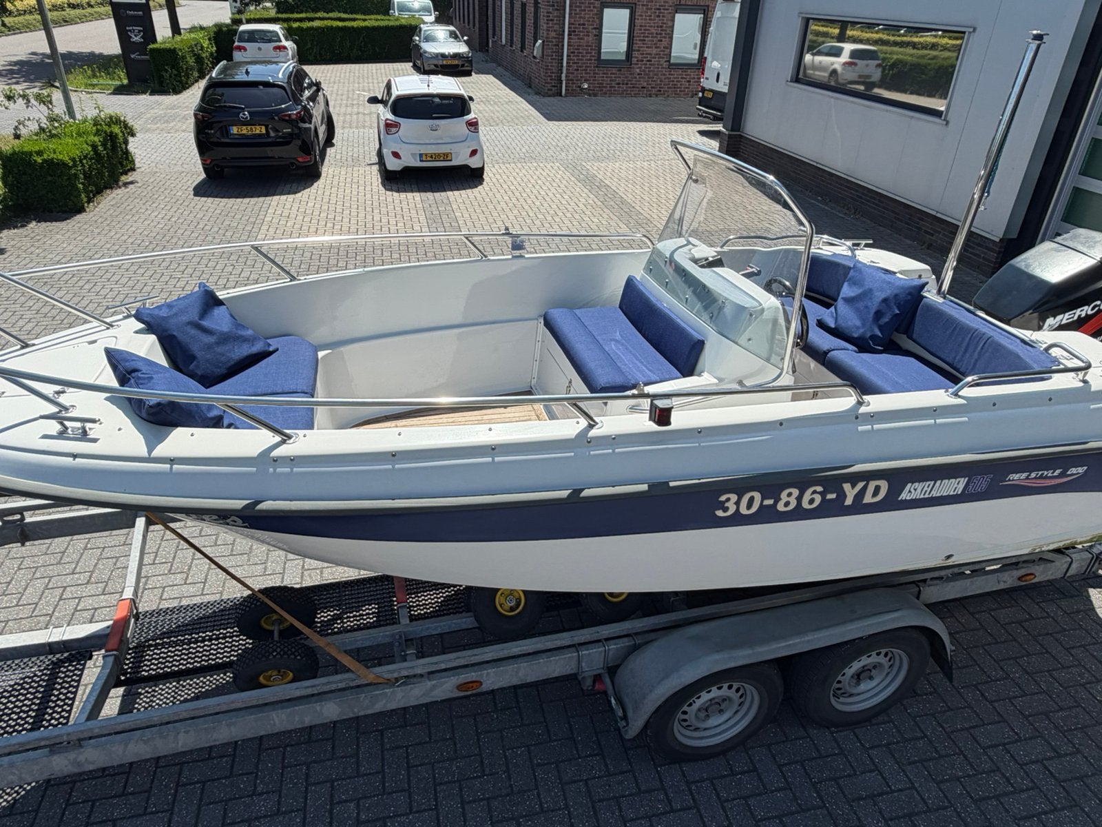 Askeladden Freestyle 505 2000 met Mercury 90 pk FourStroke, Watersport en Boten, Speedboten, Overige merken, Viertaktmotor, Zo goed als nieuw