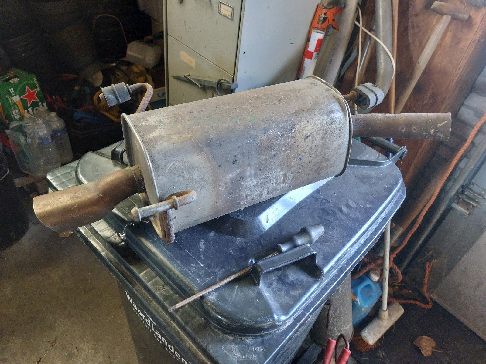 Uitlaatpot Opel Corsa C 1.4, Ophalen of Verzenden, Gebruikt, Opel