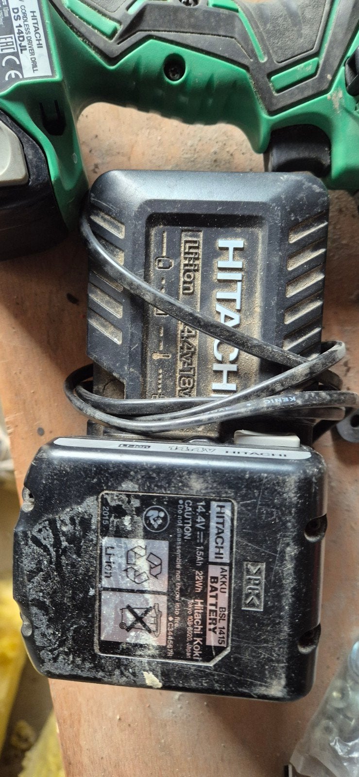 hitachi ds 14djl 14v li ion boormachine en schroefmachine, Doe-het-zelf en Verbouw, Gereedschap | Boormachines, Ophalen of Verzenden