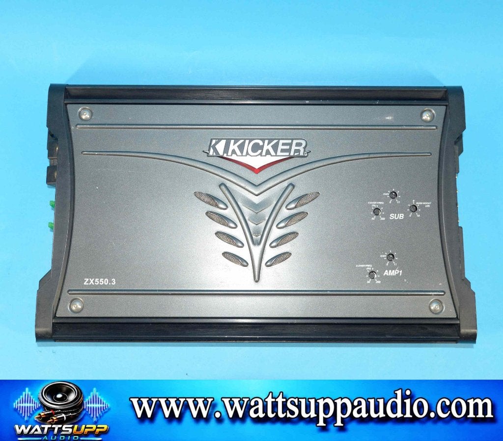 Kicker ZX550.3 3 kanaals versterker, Am Breilingsweg 3, 76709 Kronau, Duitsland, Ophalen of Verzenden, Info@audio-design.de, KICKER