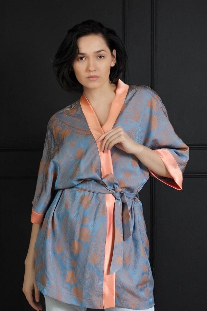 3 kleuren Premium Zijden Kimono Badjas S-L unisex NIEUW!, Handgemaakt, Ophalen of Verzenden, Nieuw