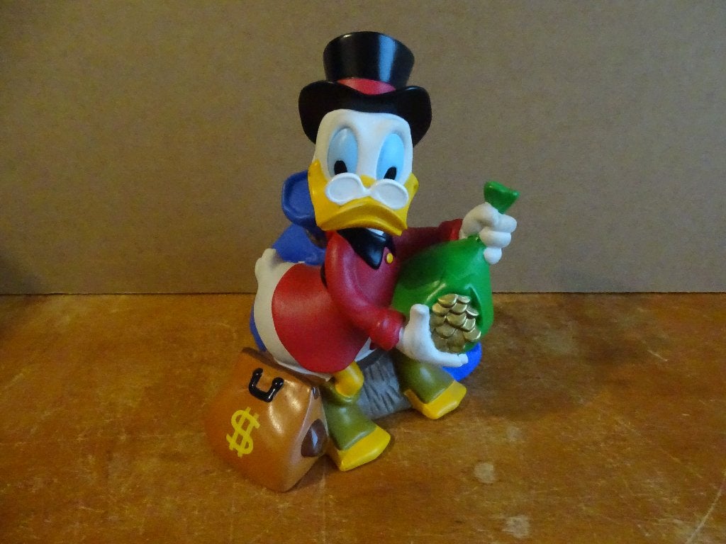 Dagobert Duck Spaarvarken Spaarpot, Verzamelen, Disney, Ophalen, Donald Duck, Zo goed als nieuw, Beeldje of Figuurtje
