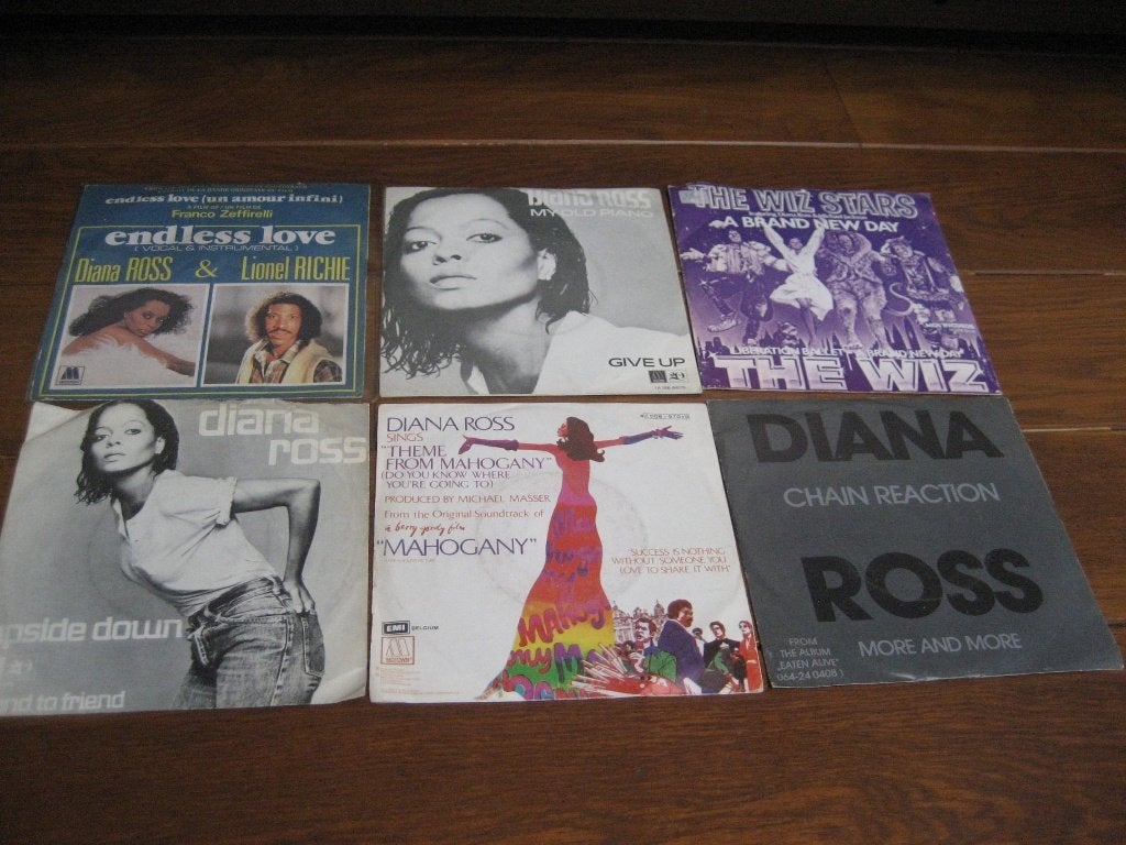 Diana ross single collection 11x, Ophalen of Verzenden, Gebruikt, 7 inch