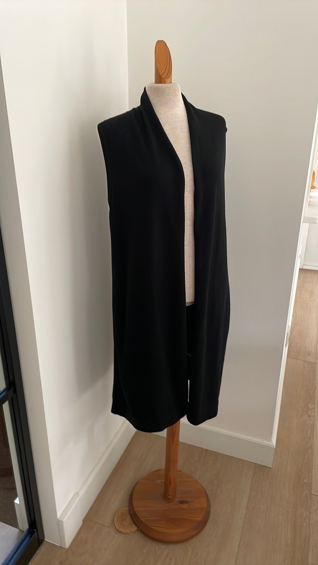 Open  wollen vest van Repeat, mt 38, M, Kleding | Dames, Verzenden, Maat 38/40 (M), Zwart