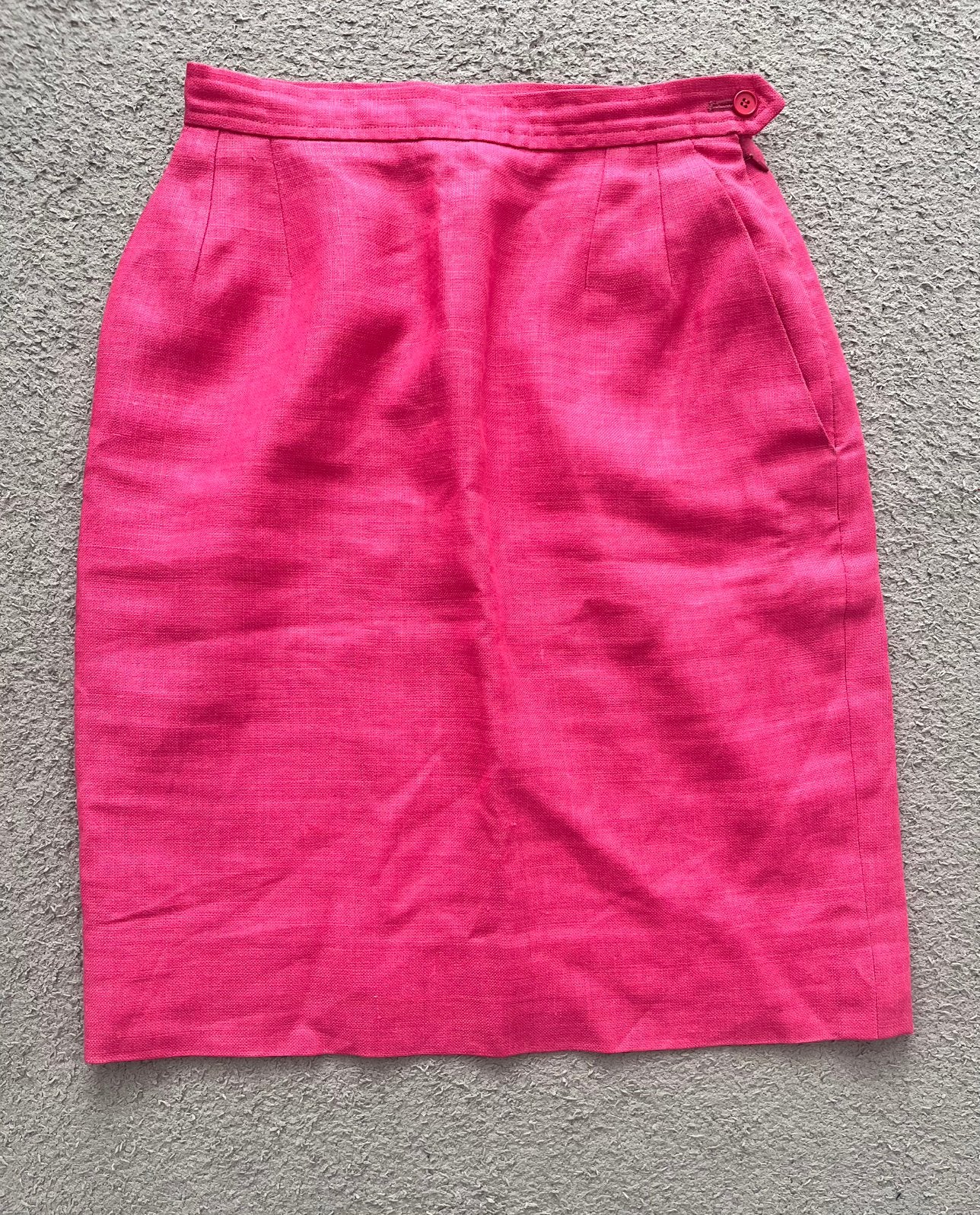 Yves Saint Laurent rok origineel!, Maat 38/40 (M), Ophalen of Verzenden, Zo goed als nieuw, Roze