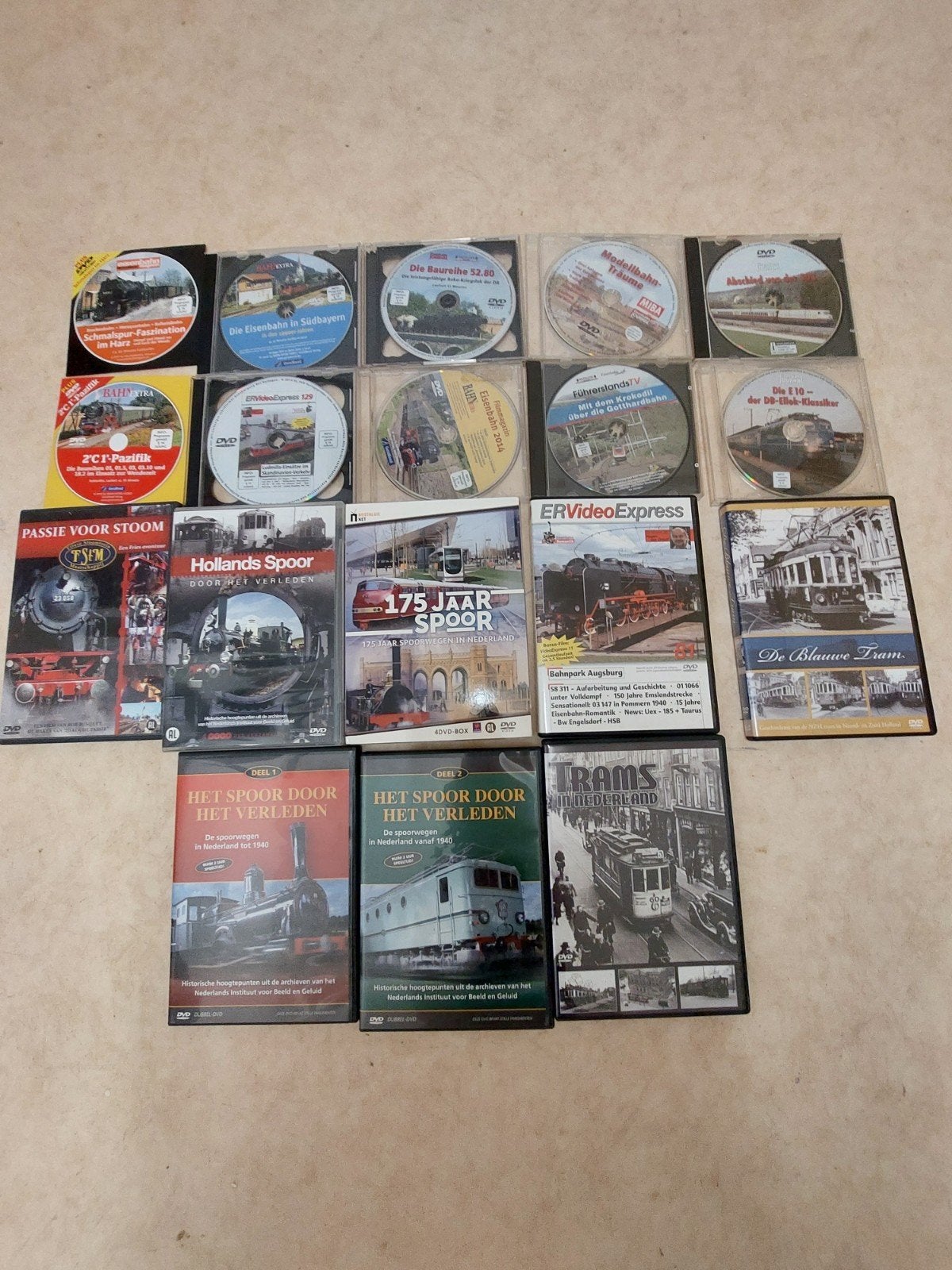 DVD's over het spoor (trein en tram), Ophalen of Verzenden, Zo goed als nieuw