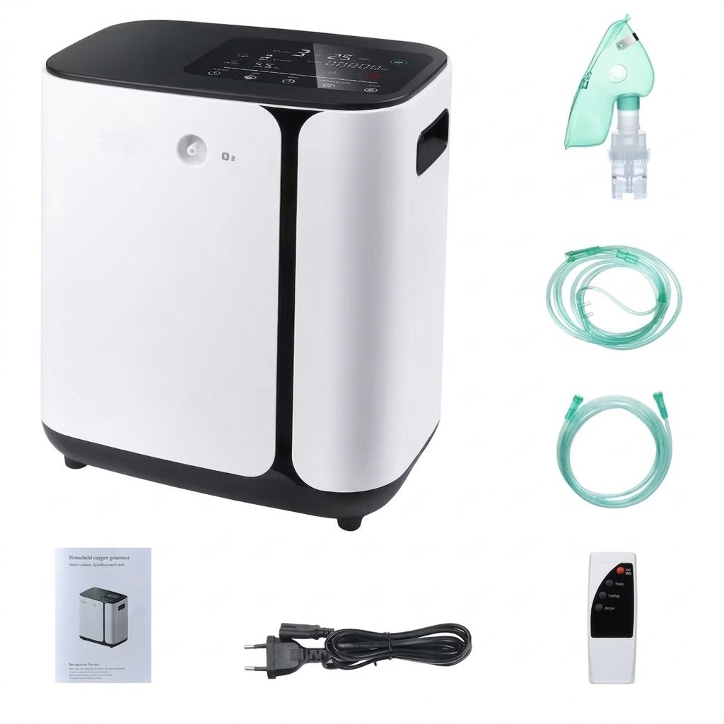 Zuurstofconcentrator 1-8 L/min – Zuurstofapparaat Thuiszorg, Verzenden, Nieuw
