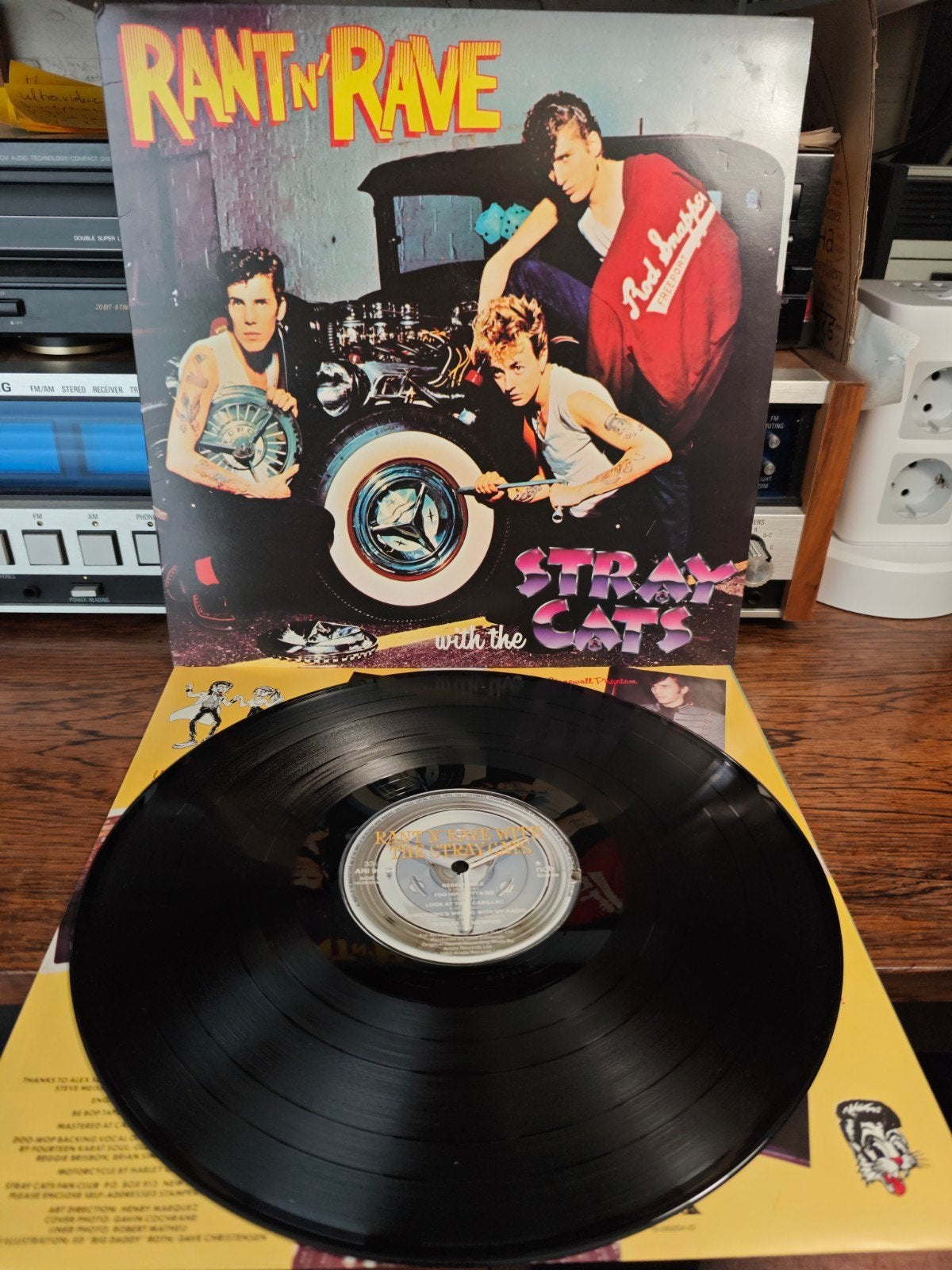Stray Cats - Rant N' Rave with the Stray Cats LP, Cd's en Dvd's, Ophalen of Verzenden, Gebruikt, 12 inch