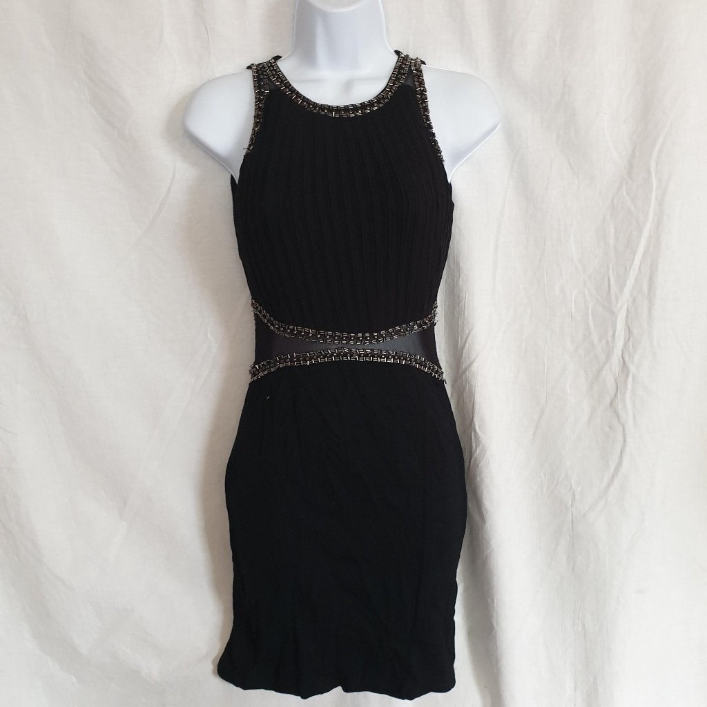 Gave zwarte jurk mt S merk fashion Wave, Carnaval, ., Ophalen of Verzenden, Maat 36 (S)